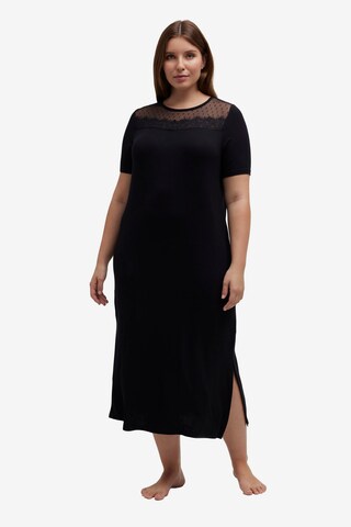 Chemise de nuit Ulla Popken en noir