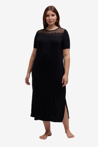 Chemise de nuit Ulla Popken en noir