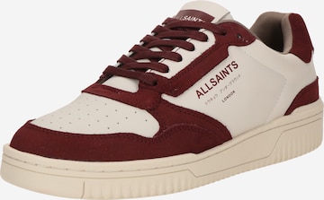 AllSaints Platform trainers in Beige: front
