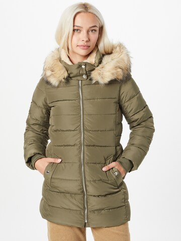 ONLY - Sobretudo de inverno em verde: frente