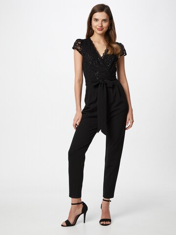 Tuta jumpsuit di Skirt & Stiletto in nero: frontale