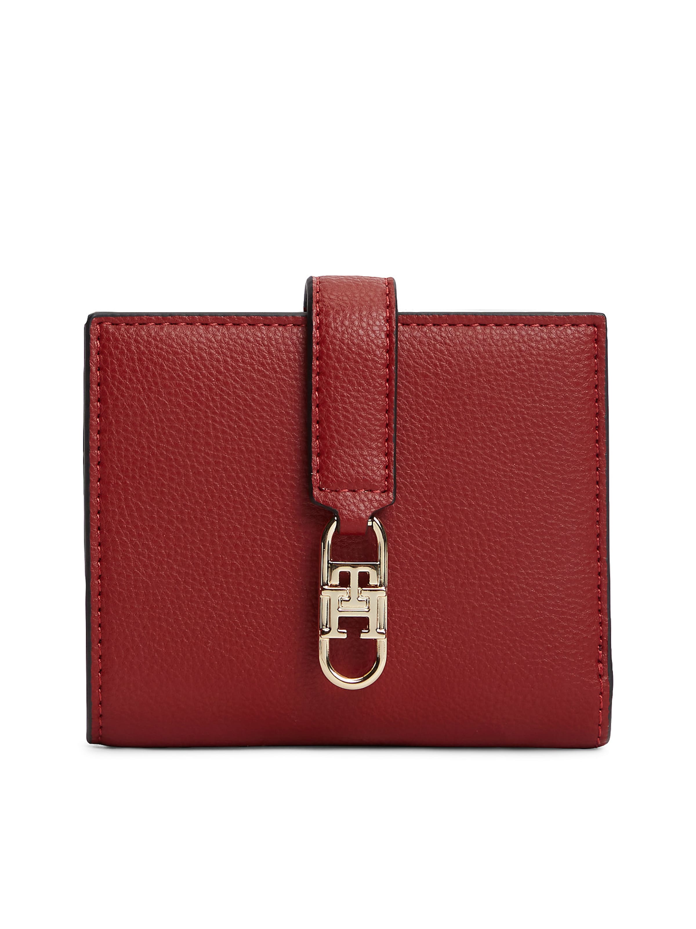 TOMMY HILFIGER Wallet in Red: front