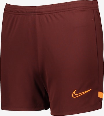 Pantalon de sport 'Academy 21' NIKE en rouge : devant