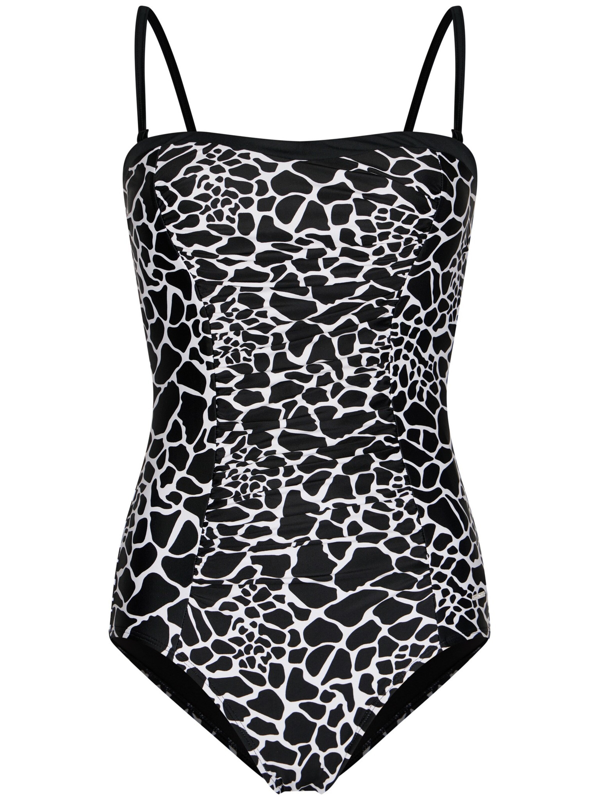 Pastunette Bandeau Shaping-badpak in Zwart: voorkant