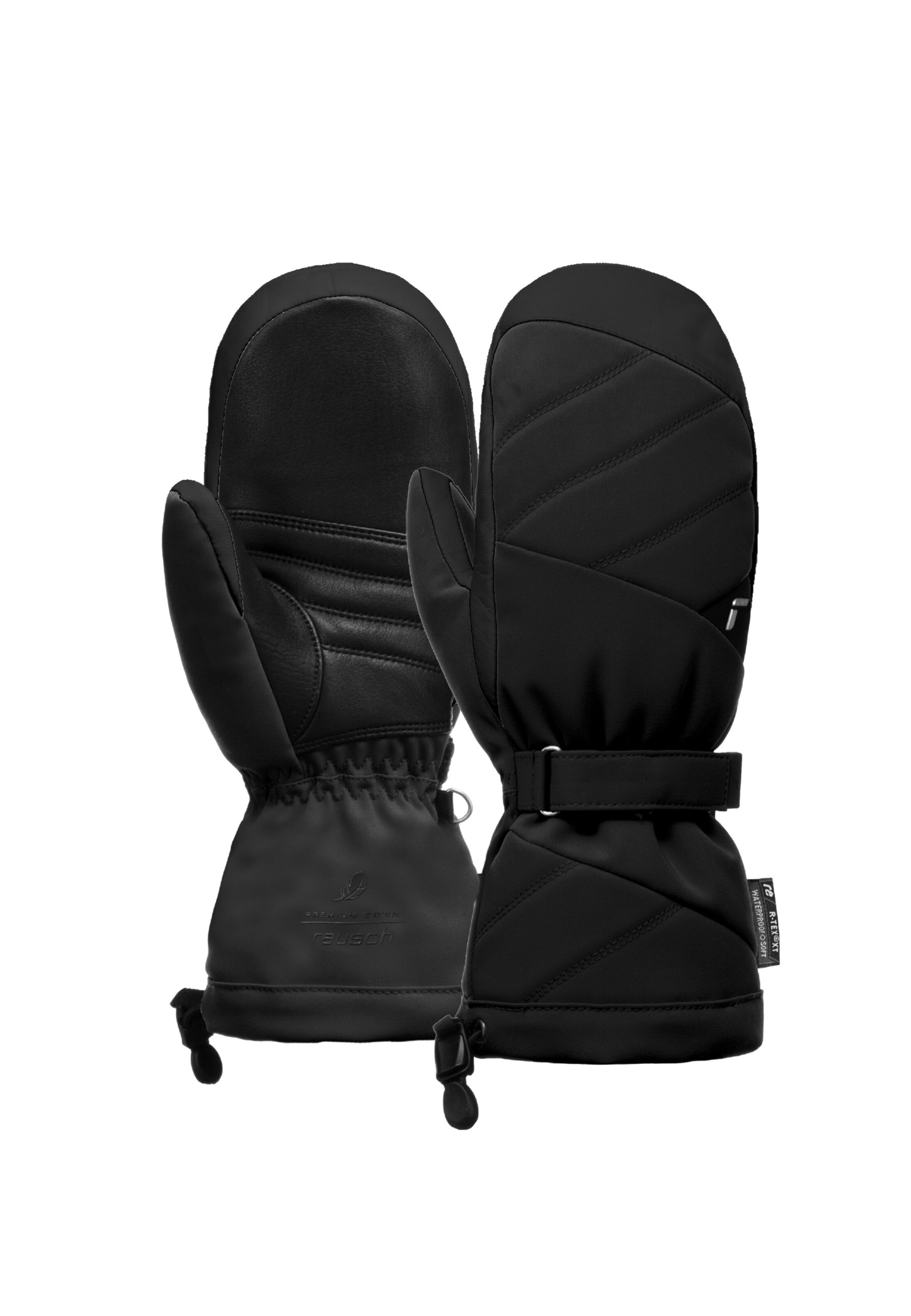 REUSCH Fäustling in Schwarz: Vorderseite