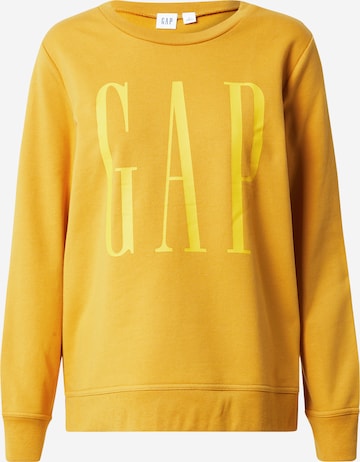 Sweat-shirt GAP en jaune : devant