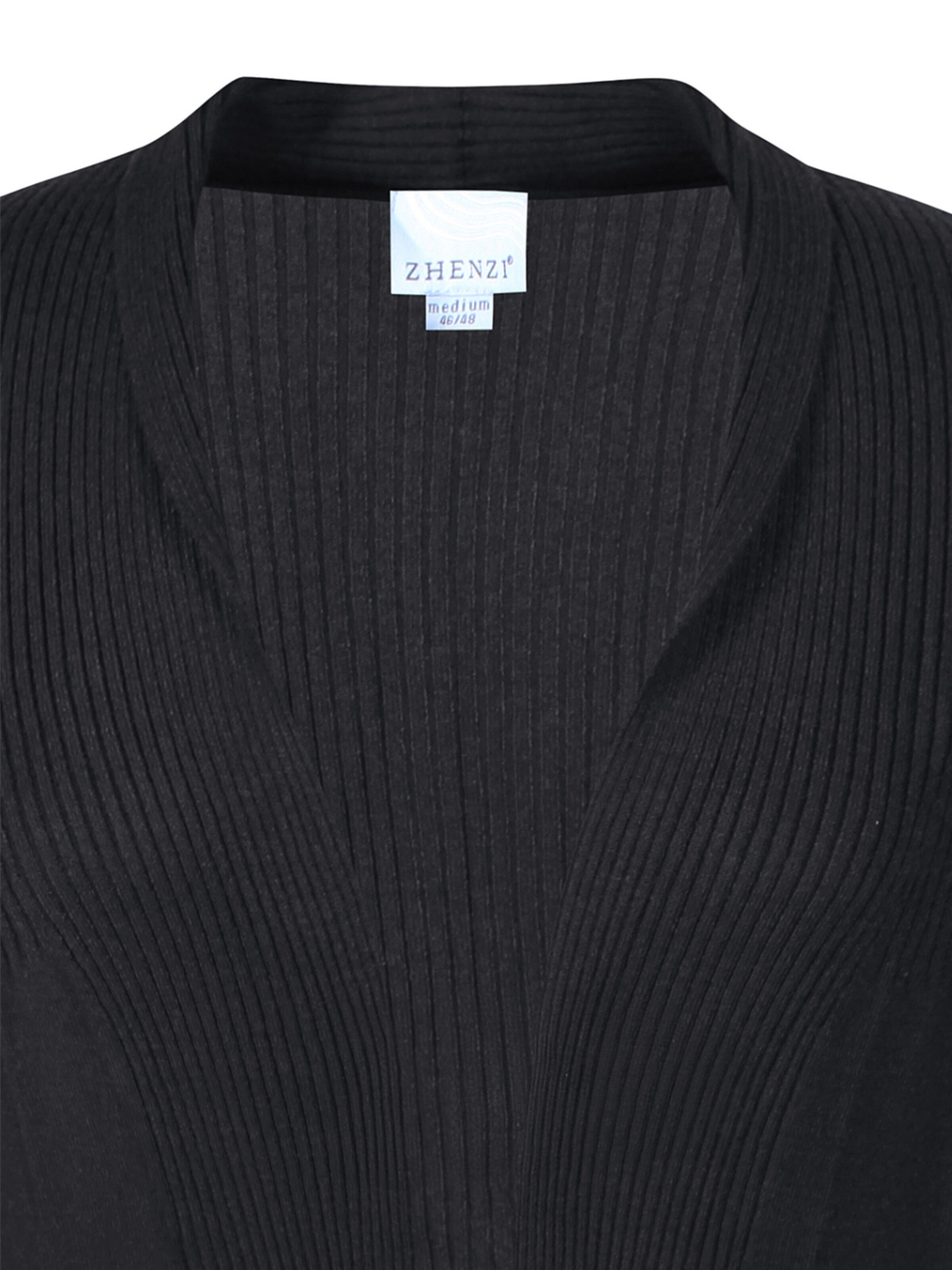 Zhenzi Knit cardigan 'Kogle 1164' in Black