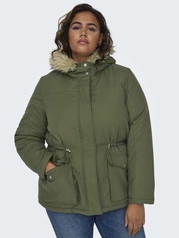 ONLY Carmakoma Winterparka in Groen