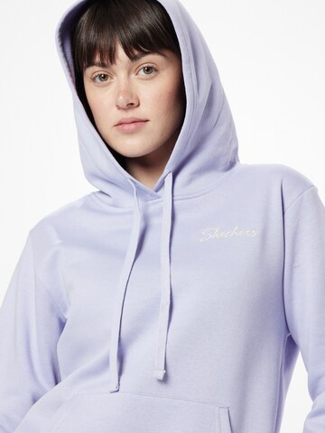 SKECHERS Sport sweatshirt i lila