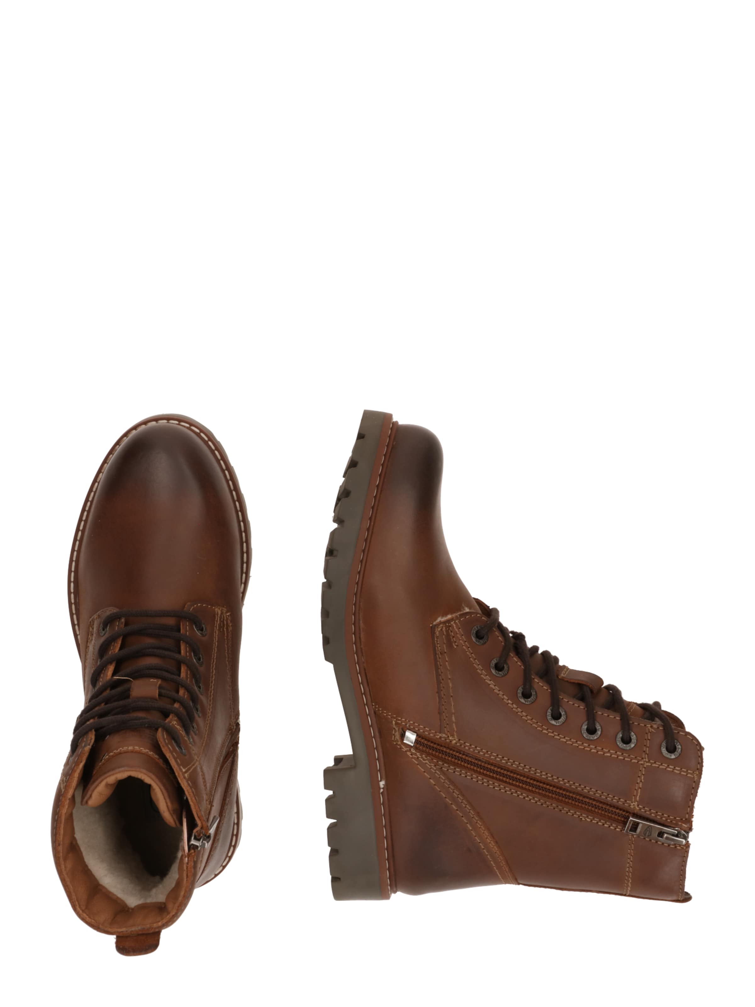 CAMEL ACTIVE Schnürstiefelette 'TREK' in Braun