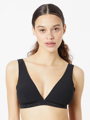 SLOGGI Triangle Bikini Top 'Shore Arienzo' in Black: front