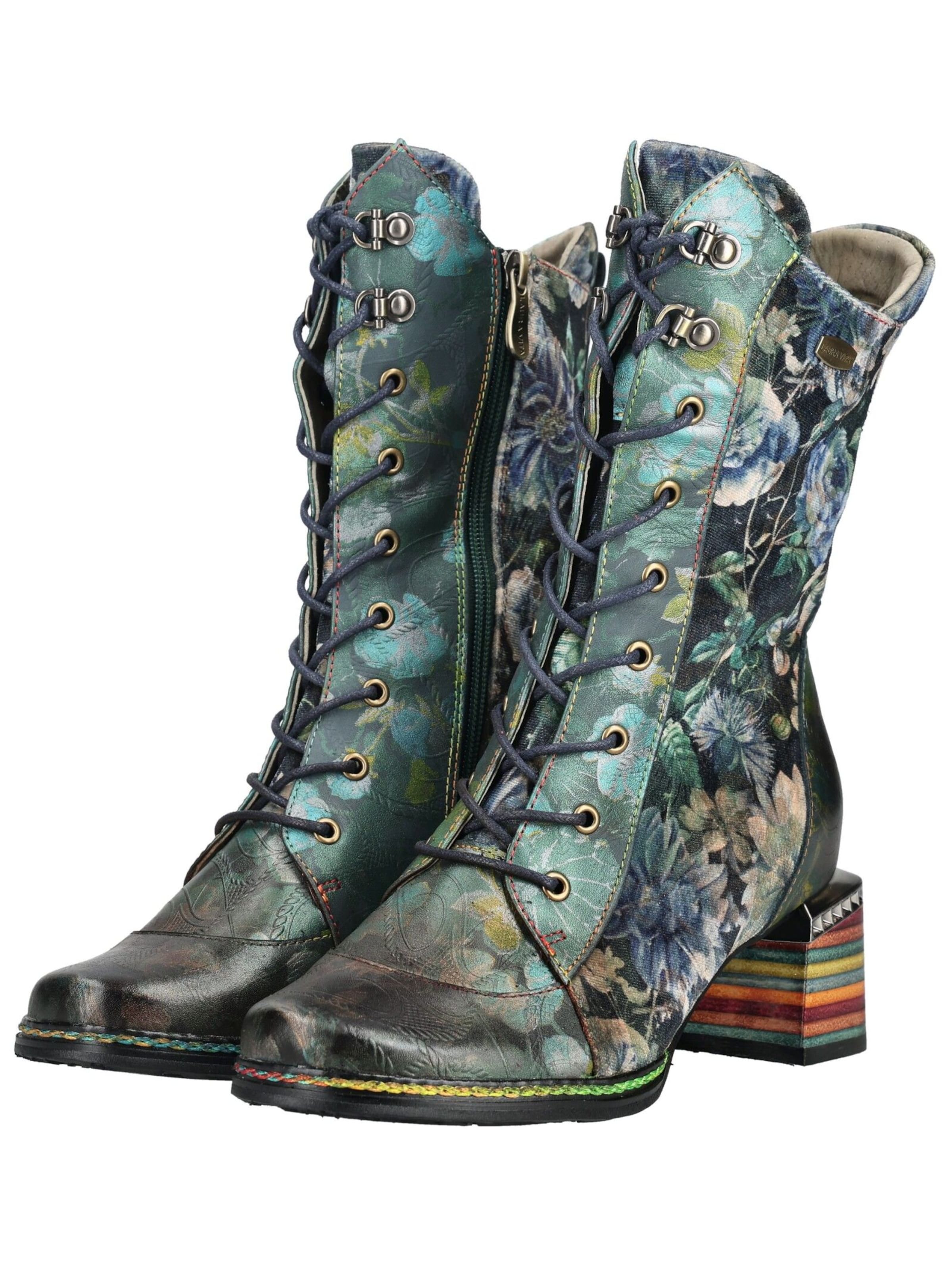 Bottines à lacets Laura Vita en bleu