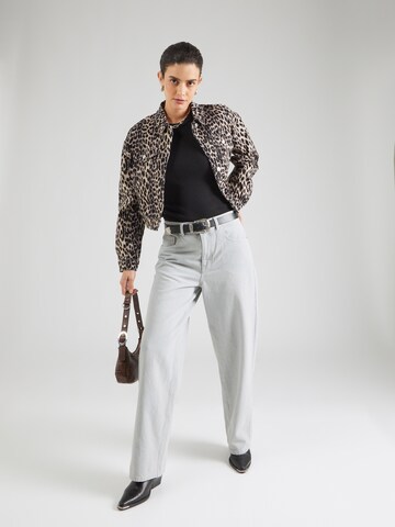 Wide leg Jeans de la TOPSHOP pe albastru