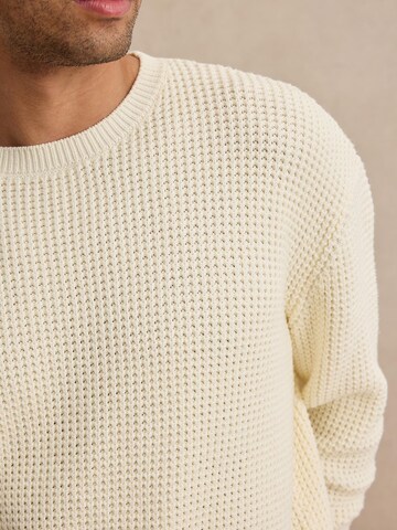 Pull-over 'Eren' DAN FOX APPAREL en blanc