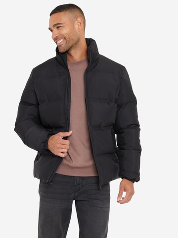 Threadbare Jacke 'Plum' in Schwarz: Vorderseite