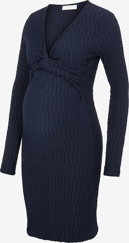 Robe 'Tracy' MAMALICIOUS en bleu : devant