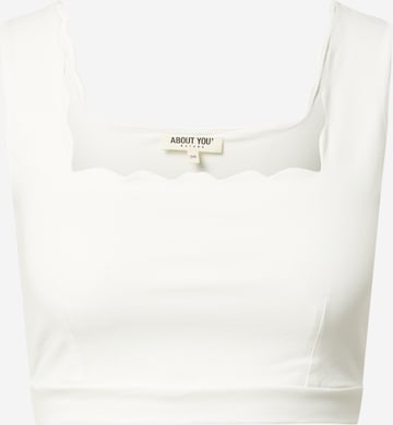 ABOUT YOU Top 'Elaine' in White: front