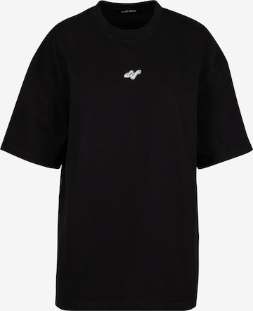 DEF - Camiseta en negro: frente