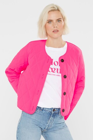SENSES.THE LABEL Between-Season Jacket in Pink