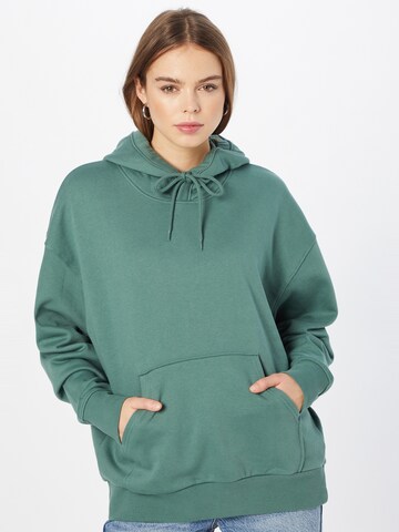 WEEKDAY Sweatshirt 'Alisa' i grön: framsida