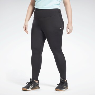 Reebok Skinny Sporthose 'Lux' in Schwarz: predná strana