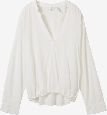 TOM TAILOR Blouse in Wit: voorkant