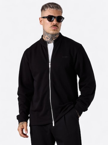 ESTEEM Sweat jacket 'Essential' in Black: front