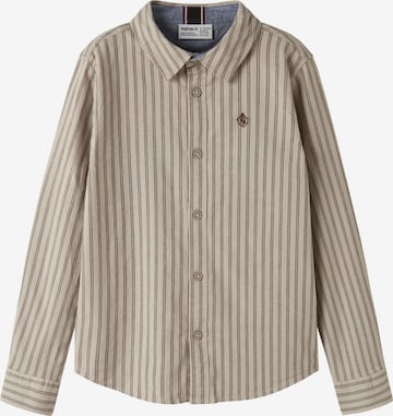 NAME IT Regular fit Button up shirt in Beige: front