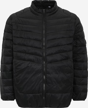 Veste mi-saison 'JJESprint' Jack & Jones Plus en noir : devant