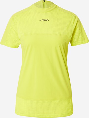 ADIDAS TERREX - Camiseta funcional 'Zupahike' en amarillo: frente