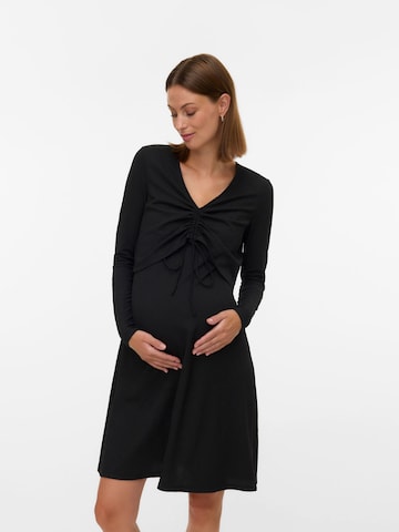Robe 'MLSELIMA ' MAMALICIOUS en noir : devant