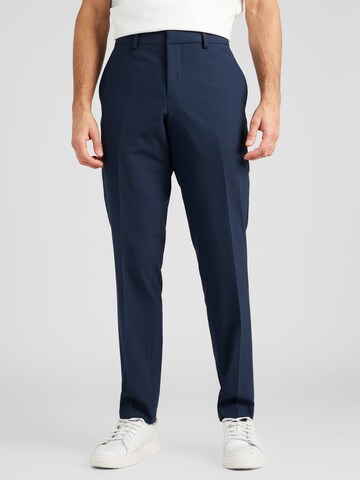 Regular Pantalon à plis s.Oliver BLACK LABEL en bleu : devant