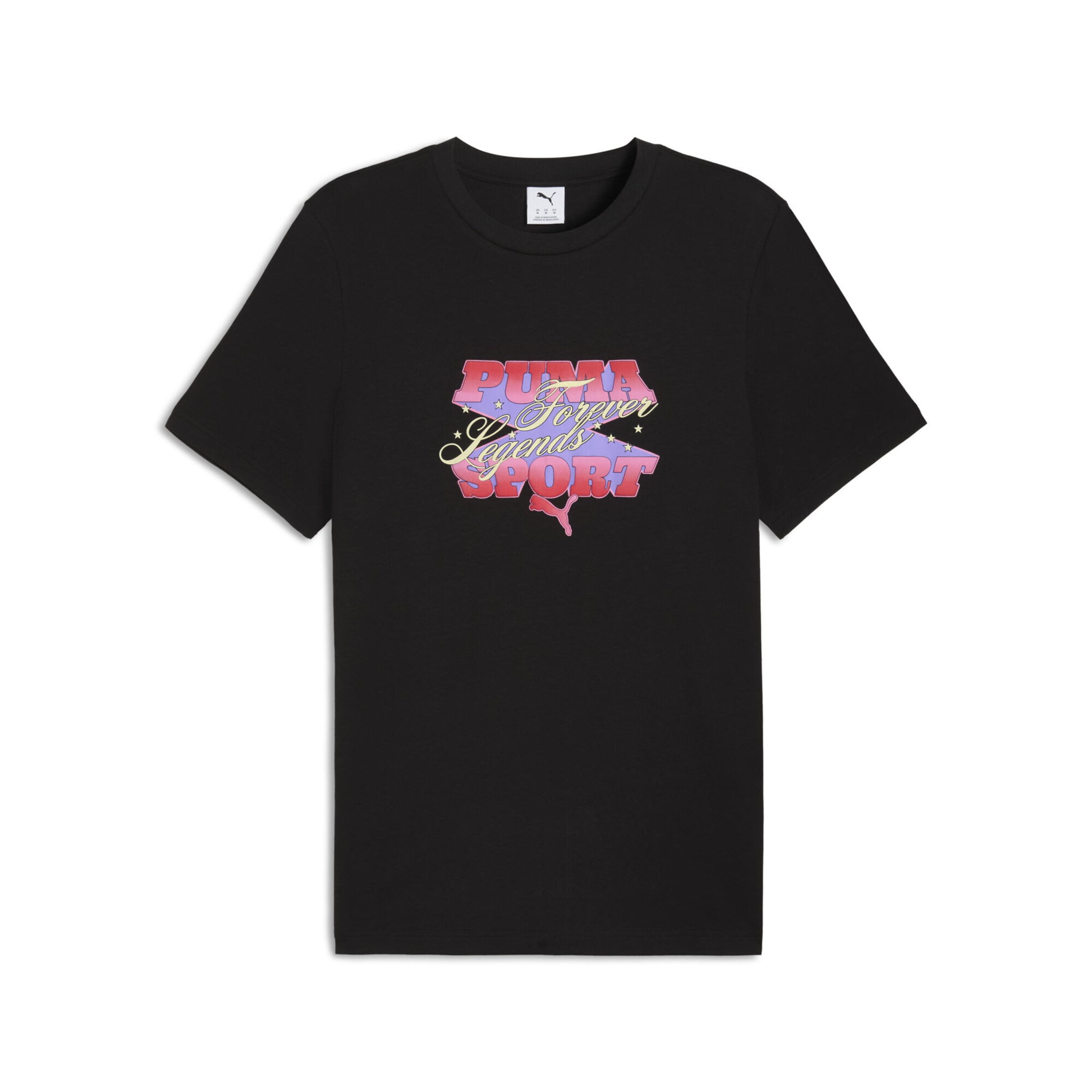 PUMA T-Shirt in mischfarben / schwarz, Produktansicht