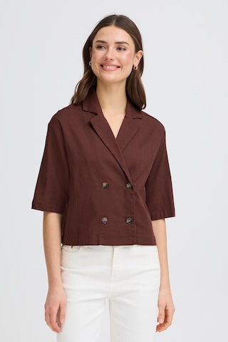 Fransa Blazer in Braun: Vorderseite