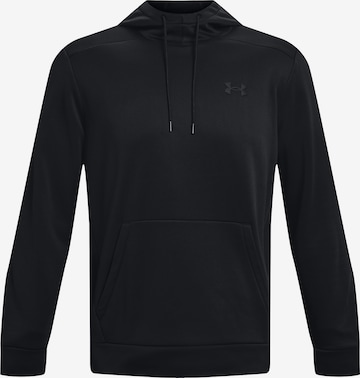 UNDER ARMOUR Athletic Sweatshirt in Black: front