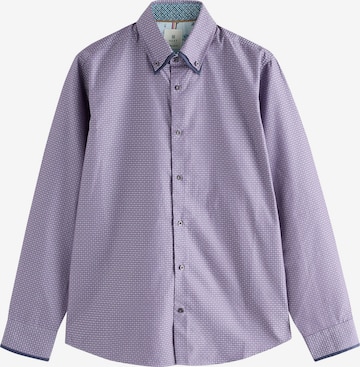 NextRegular Fit Košulja - ljubičasta boja: prednji dio