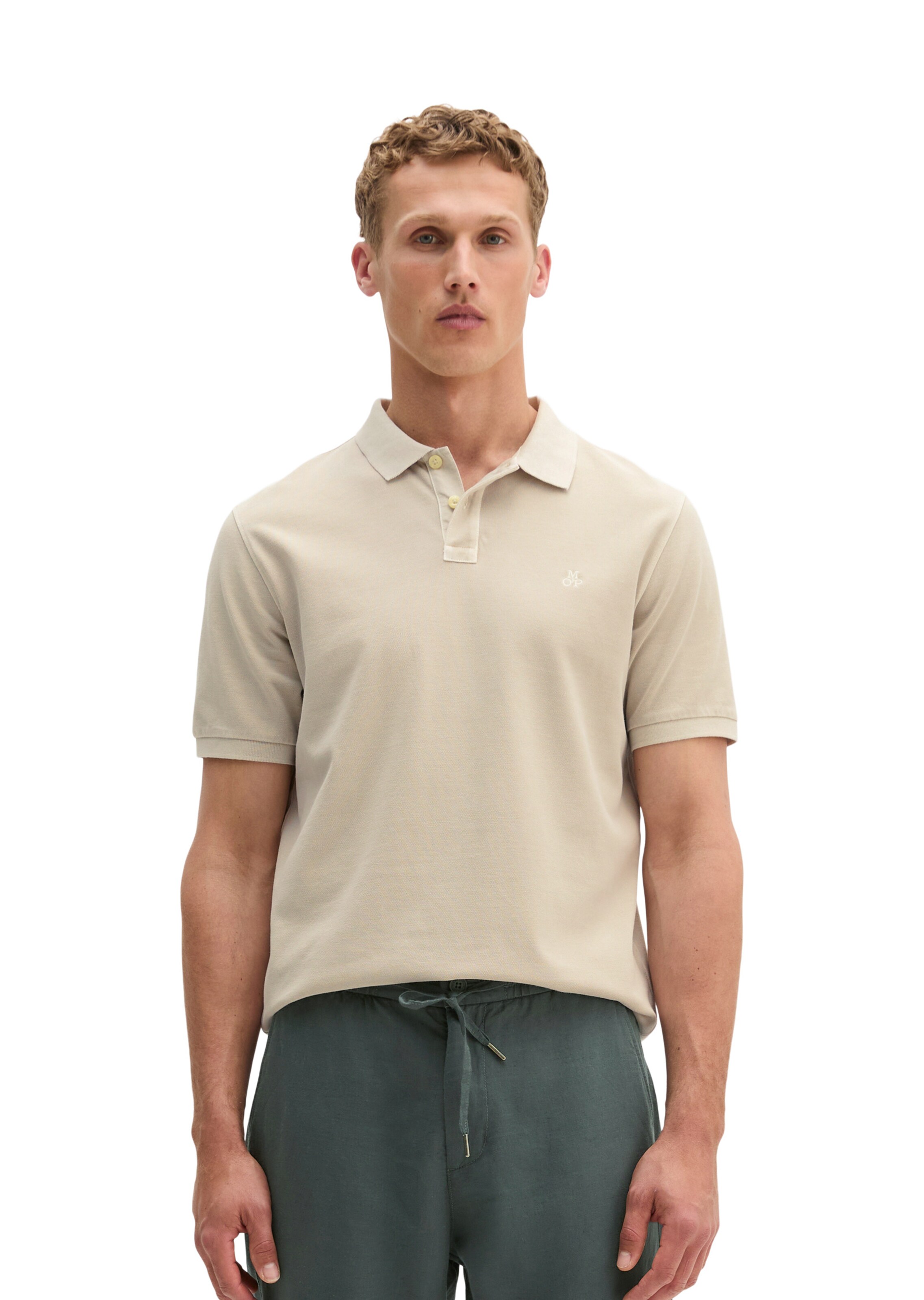 Marc O'Polo Shirt in Beige: voorkant