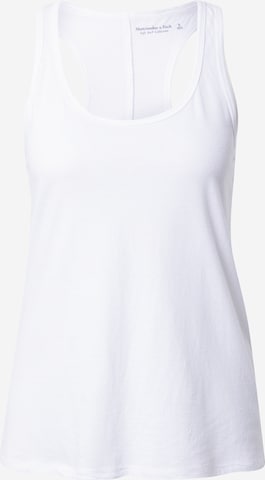 Top di Abercrombie & Fitch in bianco: frontale