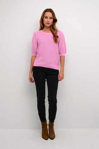 Pull-over 'Sillar' Cream en violet