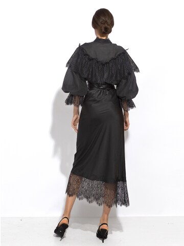 JIORO Blouse 'BOHEMIAN' in Zwart