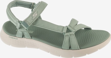 Sandales 'Go Walk Flex' SKECHERS en vert : devant