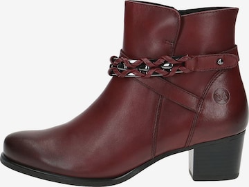 CAPRICE Ankle Boots in Red