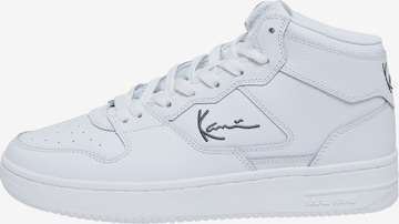 Karl Kani Sneakers hoog in Wit: voorkant