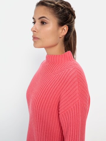 CAMEL ACTIVE Strickpullover mit Rollkragen in Pink