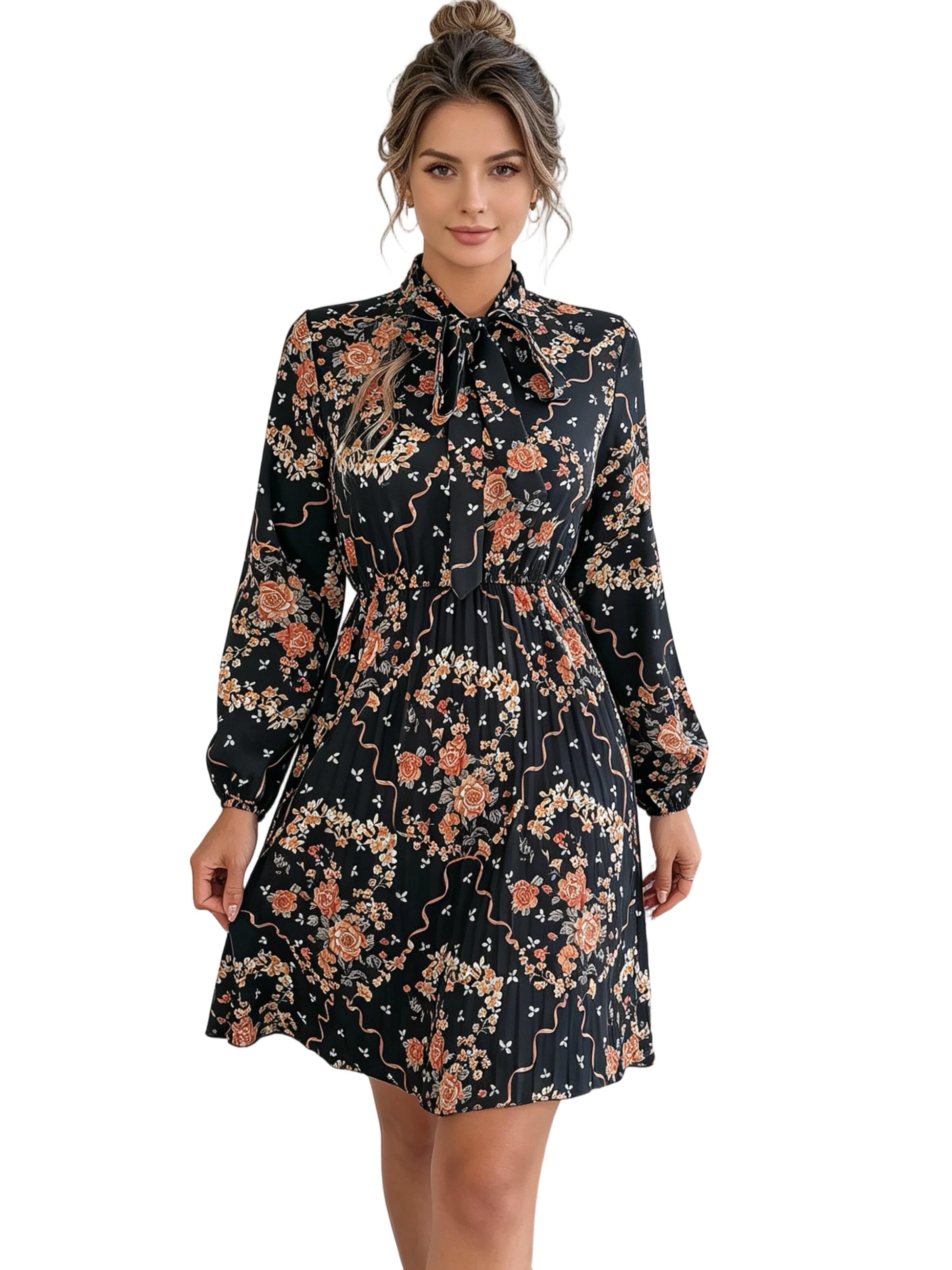 Yesfashion Kleid‌‌‌‌‌‌‌‌ in Schwarz: Vorderseite