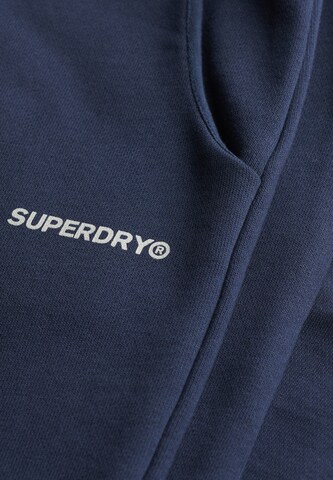 Effilé Pantalon Superdry en bleu