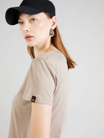 T-shirt ALPHA INDUSTRIES en beige