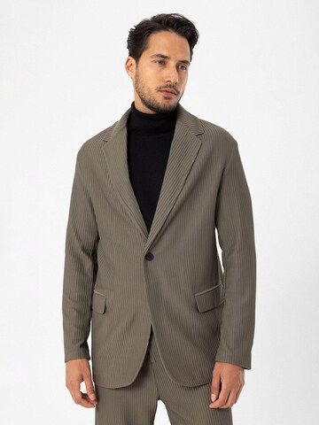 Coupe regular Veste de costume Antioch en vert : devant
