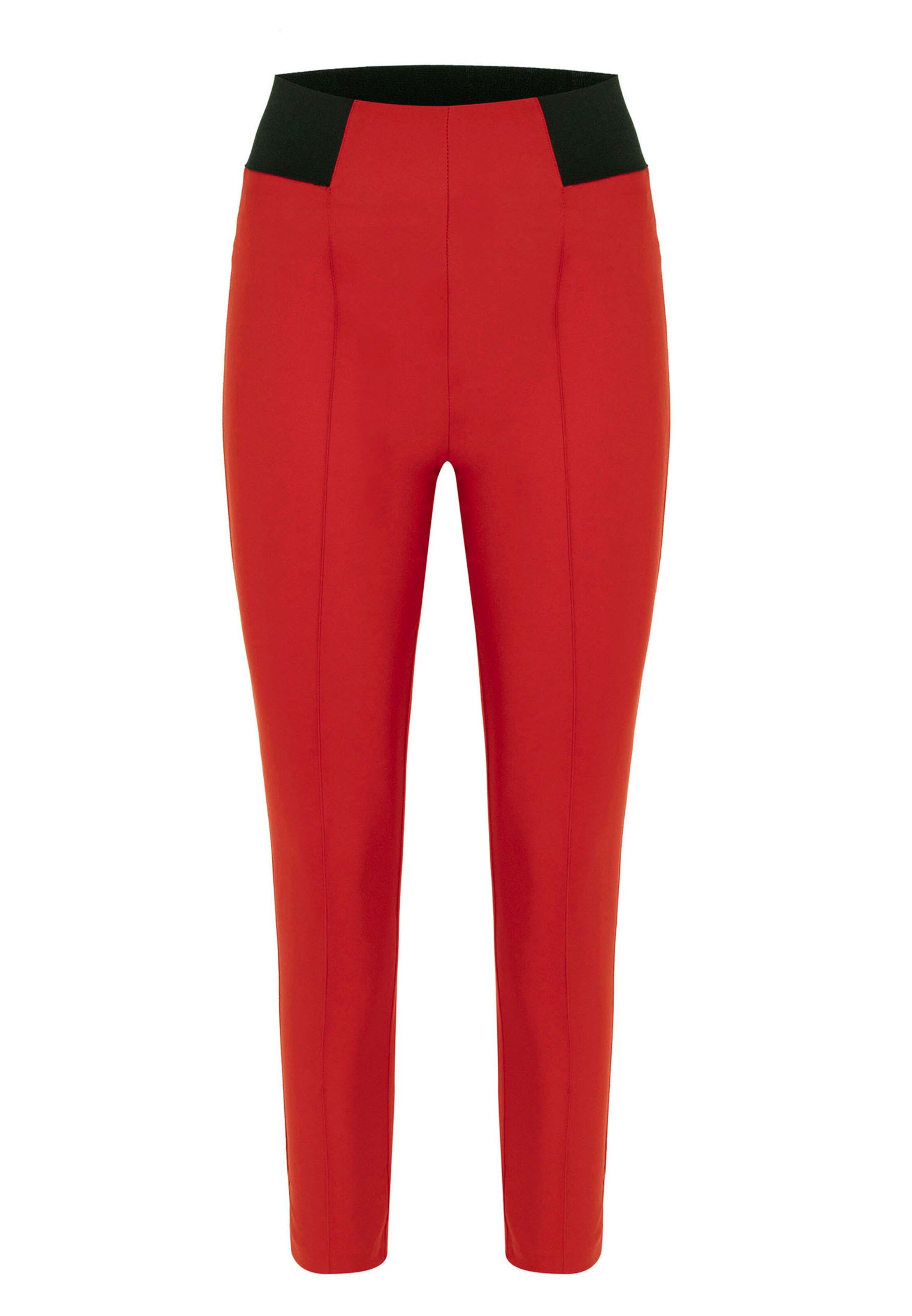 Coupe slim Pantalon Jimmy Sanders en rouge : devant
