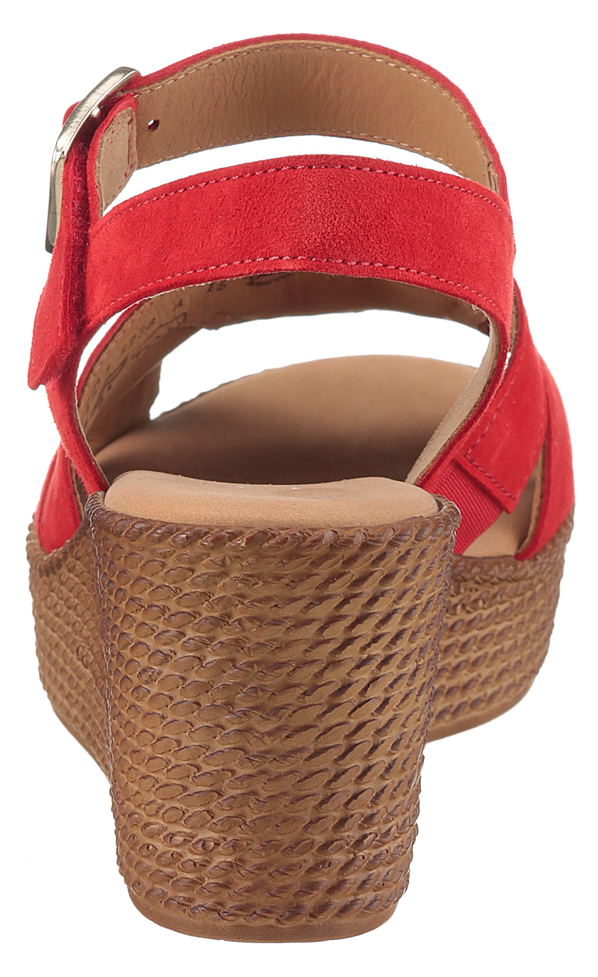 GABOR Sandale in Rot